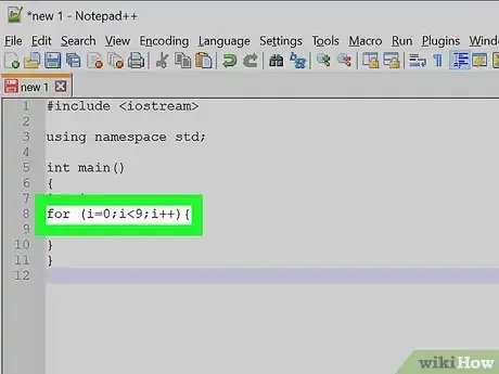 Image titled Write a For Loop in CPP Step 7