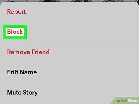 Image titled Block Someone on Snapchat Step 12