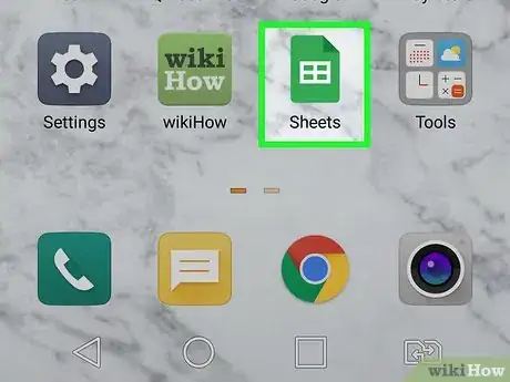 Image titled Edit Google Sheets on Mobile Step 2