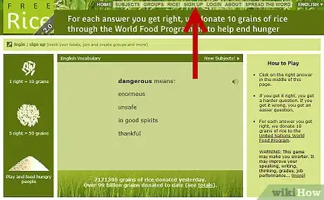 Image titled Create a Freerice Account Step 2