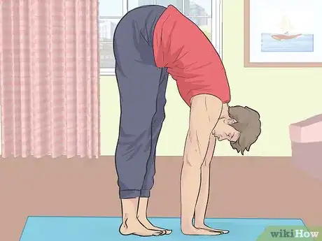 Image titled Do Standing Splits at the Wall in Yoga Step 19
