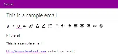 Image titled Add Hyperlinks to Email Messages in Hotmail Step 9