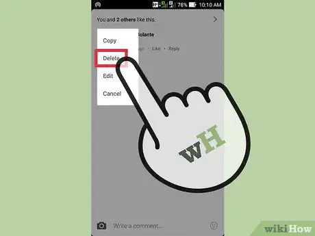 Image titled Delete Comments or Posts on Facebook on the Facebook App Step 3