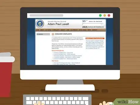 Image titled File a Consumer Complaint in Nevada Step 2