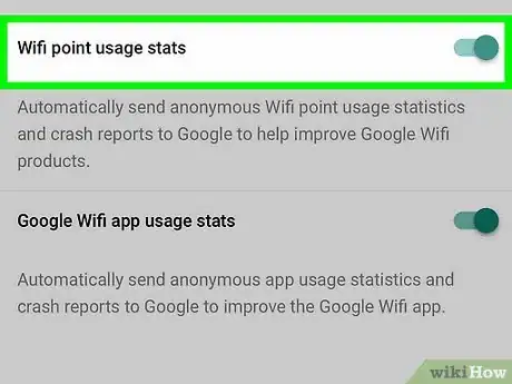 Image titled Turn Off Stats and Diagnostics Reporting on Google Wifi on Android Step 6