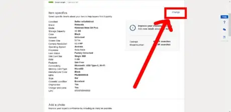 Image titled Selecting the change button.png