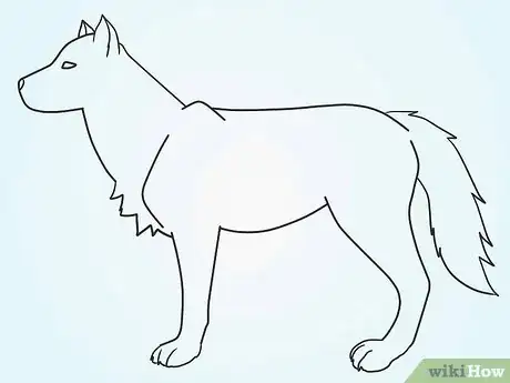 Image titled Draw a Fluffy Crested Wolf Step 8