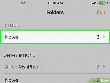 Image titled Store iPhone Notes to Your iPhone Only Step 8
