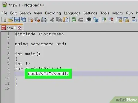 Image titled Write a For Loop in CPP Step 8