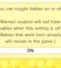 Change Baby Settings on Tomodachi Life
