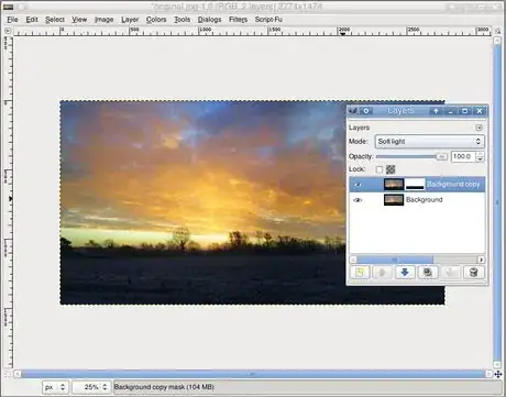 Image titled Set the layer mode to "Soft light"; you will start to see the difference already.