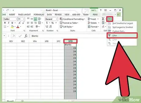 Image titled Delete Empty Rows in Excel Step 8