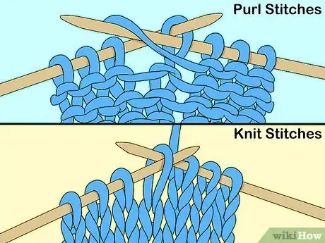 Image titled Knit Stockinette Stitch Step 1
