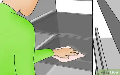 Image titled Cover Refrigerator Shelves in Plastic Wrap Step 3