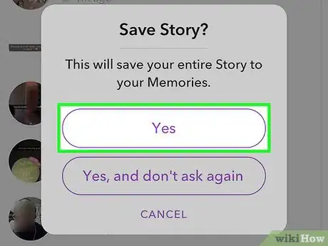 Image titled Save Stories on Snapchat Step 10