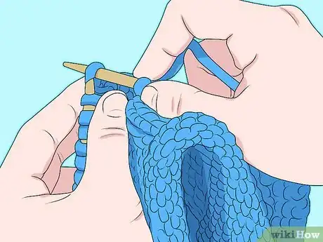 Image titled Knit Stockinette Stitch Step 9