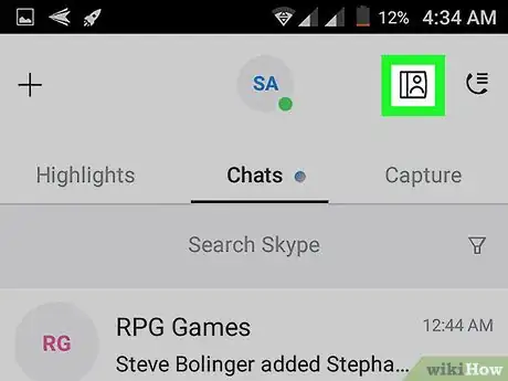 Image titled Use Skype for Video Games on Android Step 3