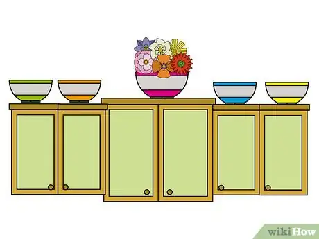 Image titled Decorate the Top of Kitchen Cabinets Step 9