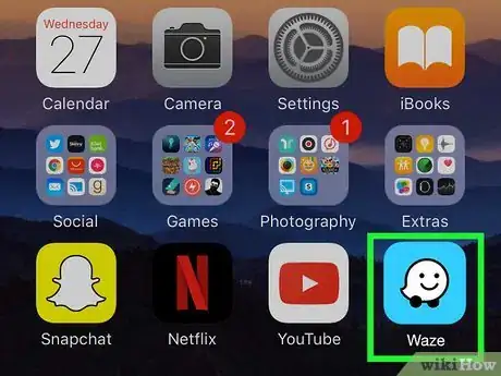 Image titled Get Child Reminders on Waze for iPhone Step 1