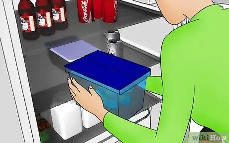 Image titled Cover Refrigerator Shelves in Plastic Wrap Step 1