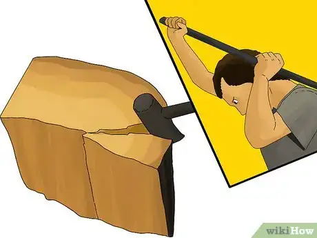 Image titled Split Gnarly Firewood Step 13