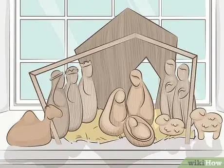 Image titled Decorate a Nativity Scene Step 5