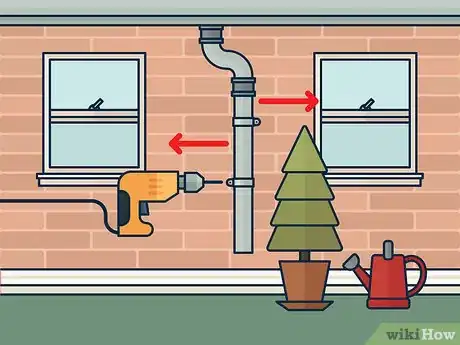Image titled Hide Gutter Downspouts Step 2