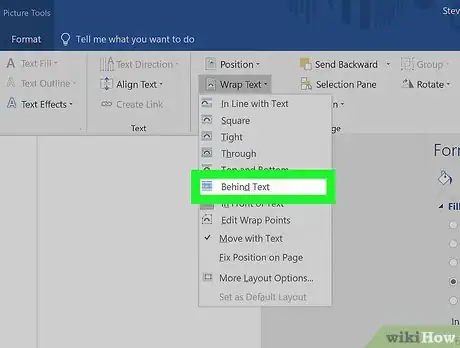 Image titled Overlay Pictures in Word Step 11