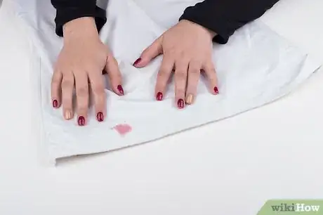 Image titled Get a Red Wine Stain out of a White Linen Shirt Step 1