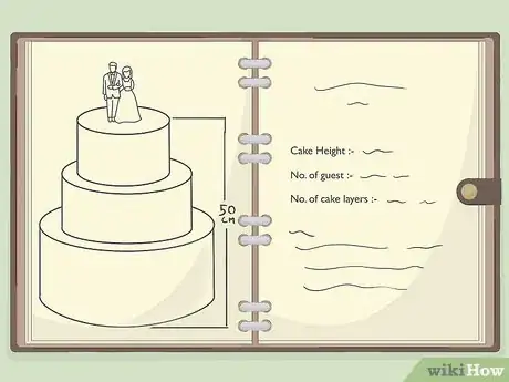 Image titled Make a Wedding Cake Step 1