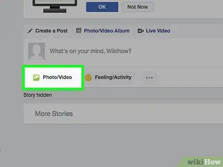 Image titled Upload a Video on Facebook Step 8