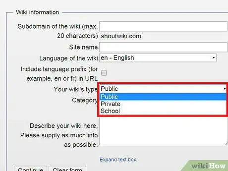 Image titled Create a New Wiki Using ShoutWiki Step 9
