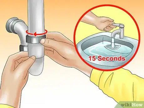 Image titled Clean a P‐Trap or U‐Bend Step 9