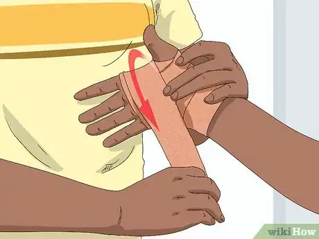 Image titled Wrap a Sprained Thumb Step 8