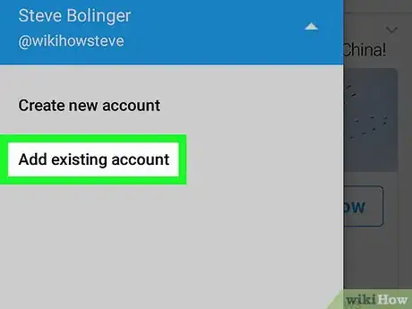 Image titled Add Accounts on Twitter on Android Step 4