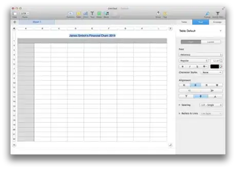 Image titled MakeFinanceChartinNumbersTitleChart.png