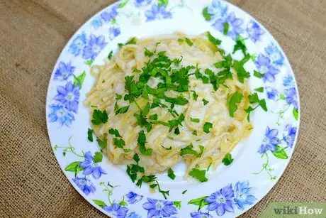 Image titled Make Light Fettuccine Alfredo Final