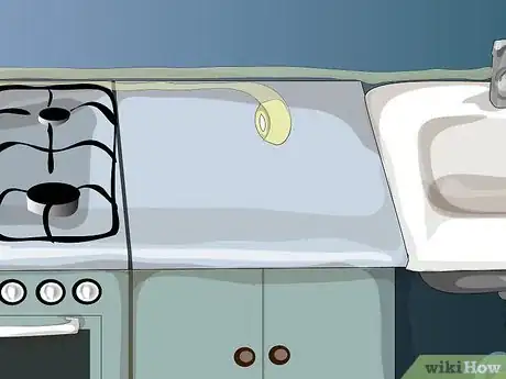 Image titled Recaulk Kitchen Counter Where It Meets the Backsplash Step 8