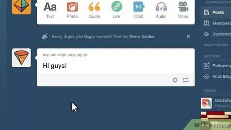 Image titled Reblog Yourself on Tumblr Step 4 preview