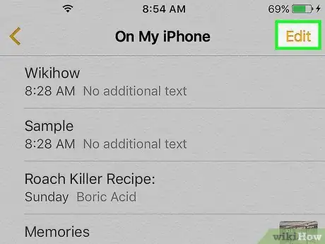Image titled Stop Storing iPhone Notes on an iPhone Step 9