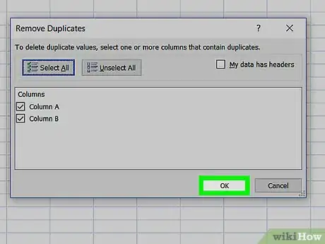Image titled Clean Excel Data on PC or Mac Step 9