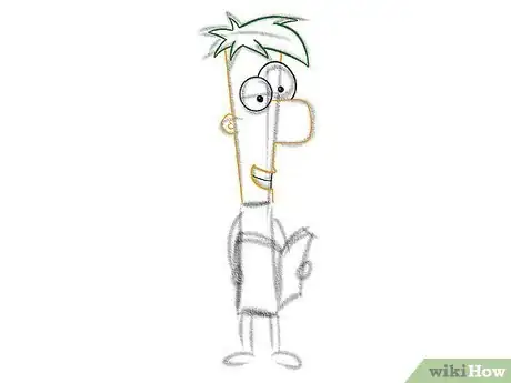 Image titled Draw Ferb Fletcher from Phineas and Ferb Step 23