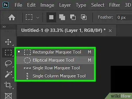 Image titled Use the Marquee Tool in Photoshop Step 4