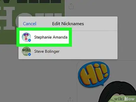 Image titled Change Nickname on Facebook Messenger on a PC or Mac Step 5