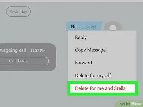 Image titled Delete Viber Messages on PC or Mac Step 5