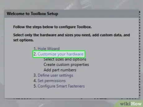 Image titled Configure a Toolbox in Solidworks Step 5
