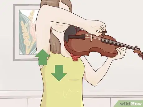 Image titled Keep a Bow Straight on a Violin Step 3