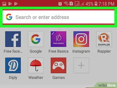 Image titled Download Videos from YouTube Using Opera Mini Web Browser (Mobile) Step 2