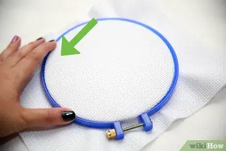 Image titled Mount Fabric in an Embroidery Hoop Step 5