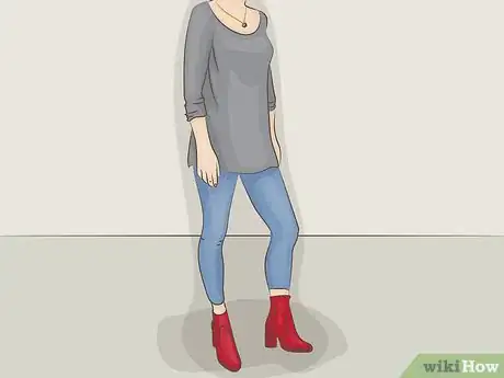Image titled Wear Velvet Booties Step 1